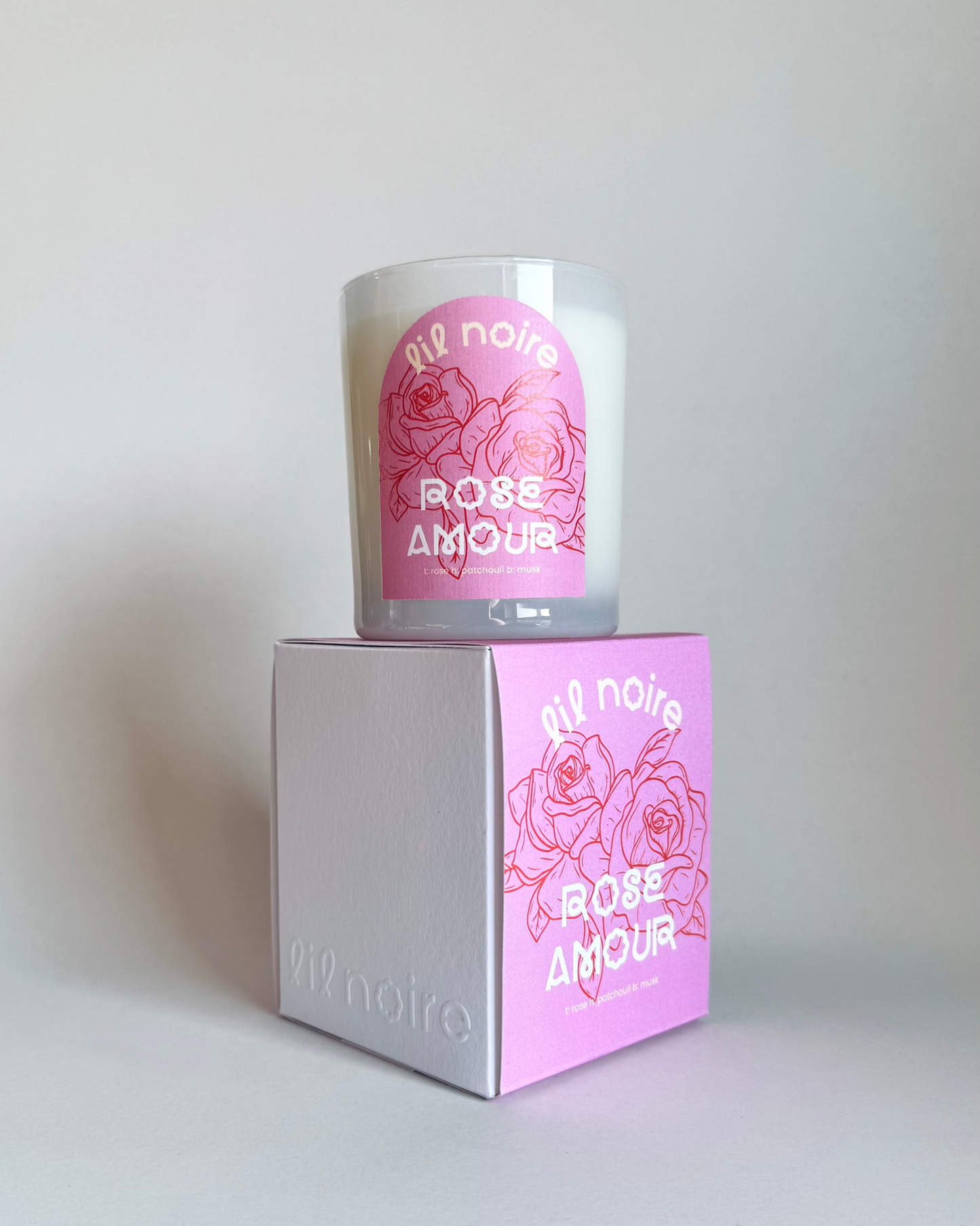 Rose Amour - Scented Soy Candle