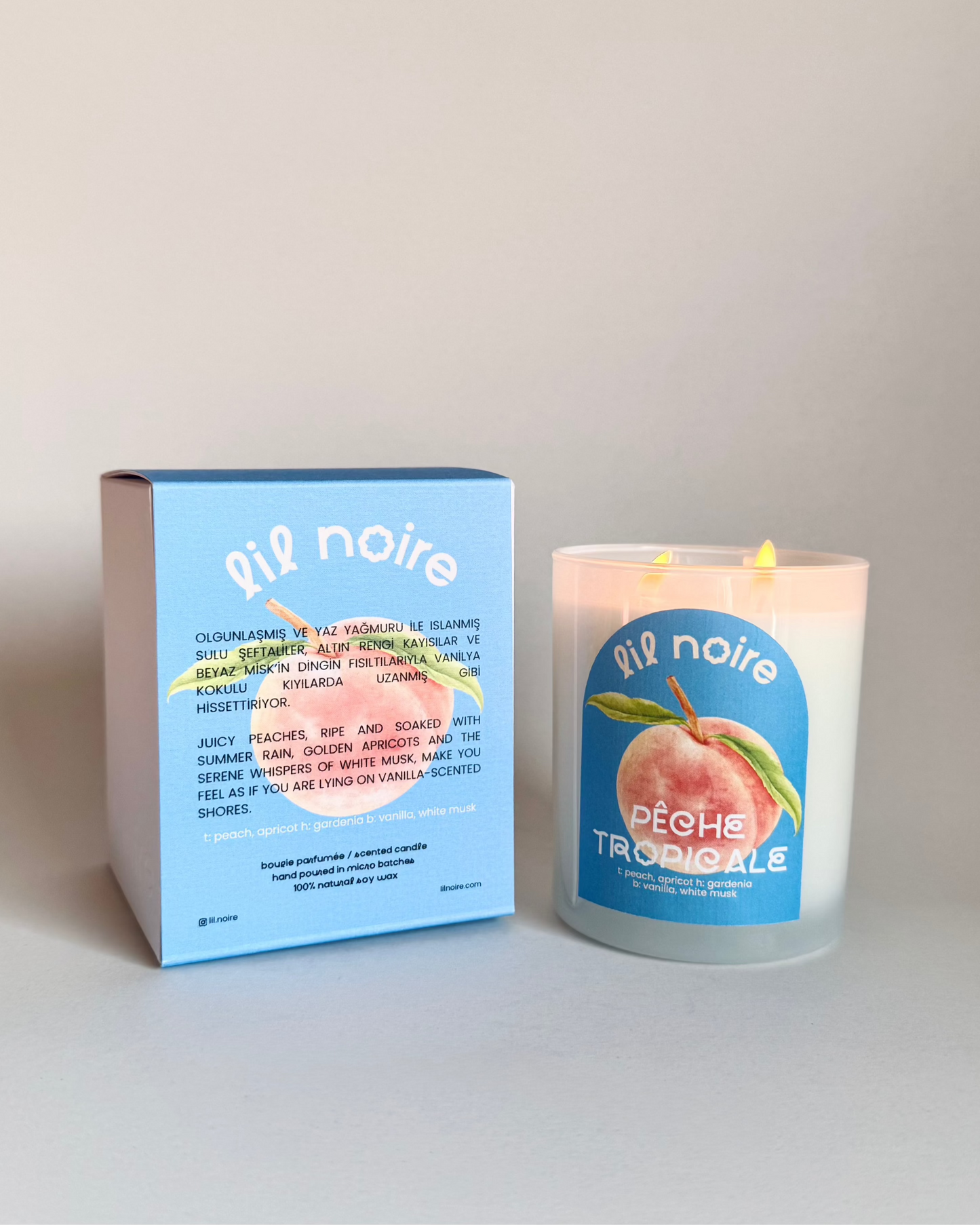 Pêche Tropicale - Scented Soy Candle