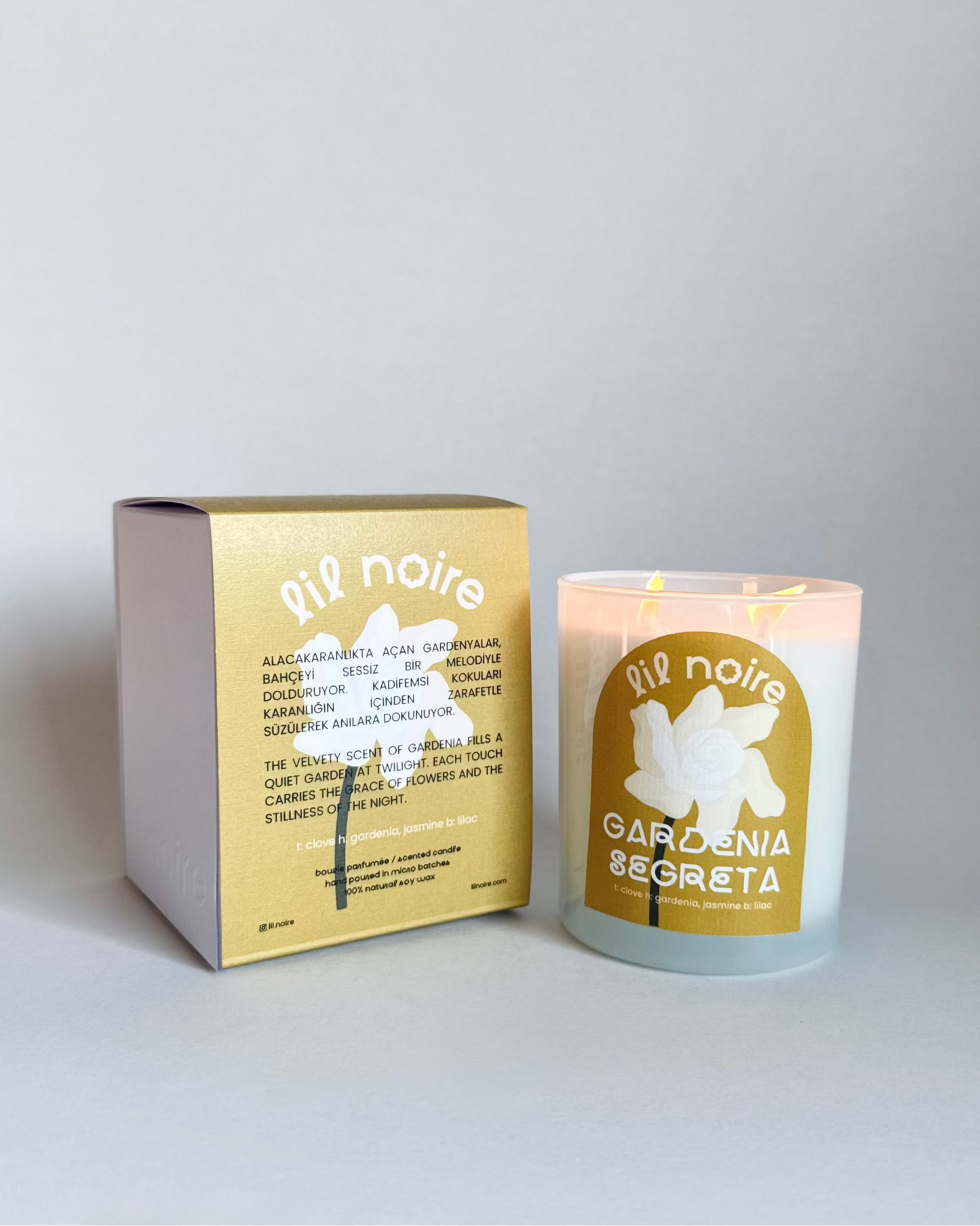 Gardenia Segreta - Scented Soy Candle