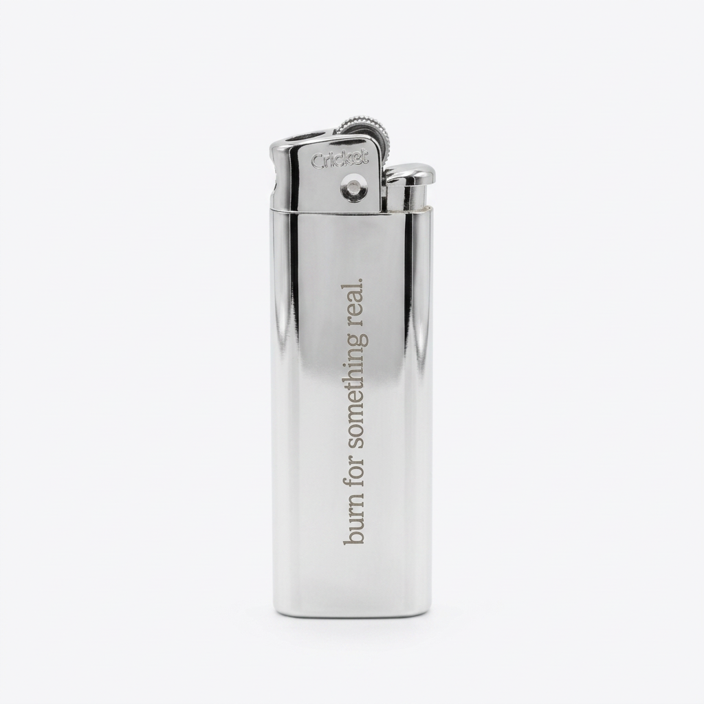 Chrome Lighters - burn for something real.