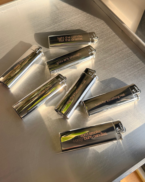 Chrome Lighters - burn for something real.